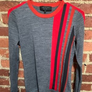 🟥 Graphic wool sweater top 🟥